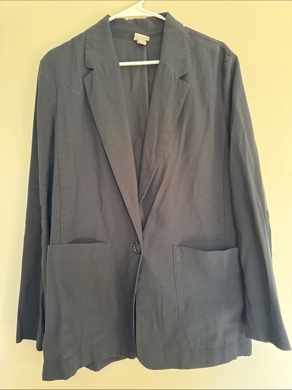 a new day Black Relaxed Single-Button Blazer